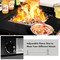 Propane Fire Pit Table 28 Inch 50000 BTU Outdoor Gas Fire Table With Lid And Ignition Patio Heater Black